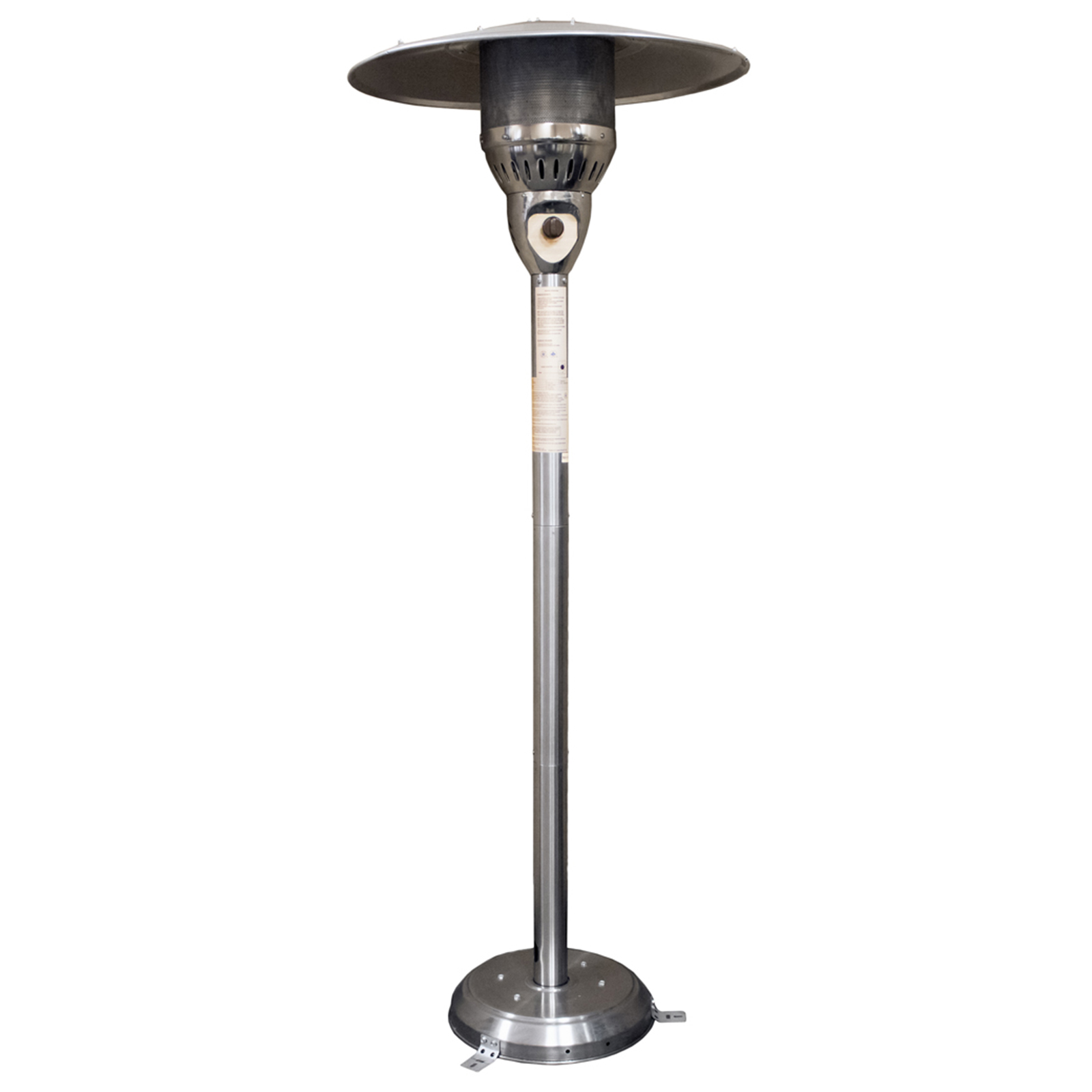 Hiland 85" Tall Stainless Steel Natural Gas Outdoor Patio Heater