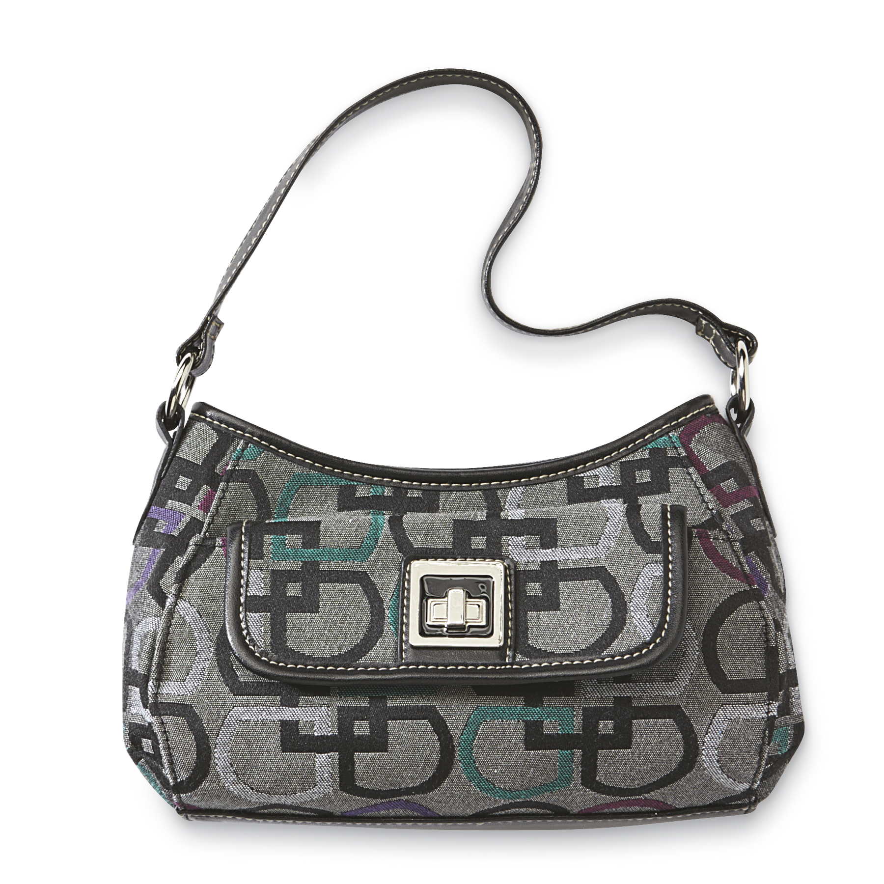 Treviso Mini Hobo Handbag - Logo Print