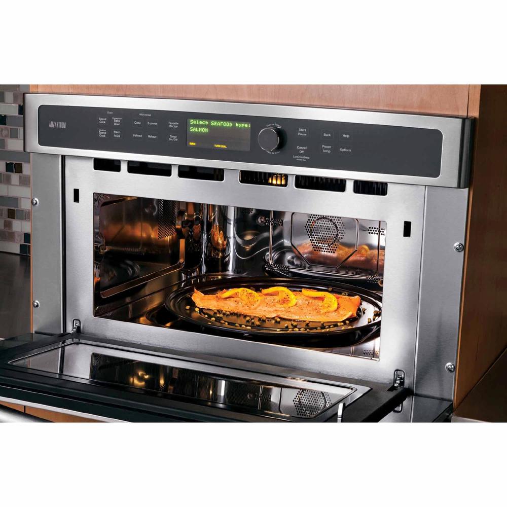 GE Profile Series PSB9240SFSS 1.7 cu. ft. Advantium Electric Wall Oven with Microwave - Stainless Steel