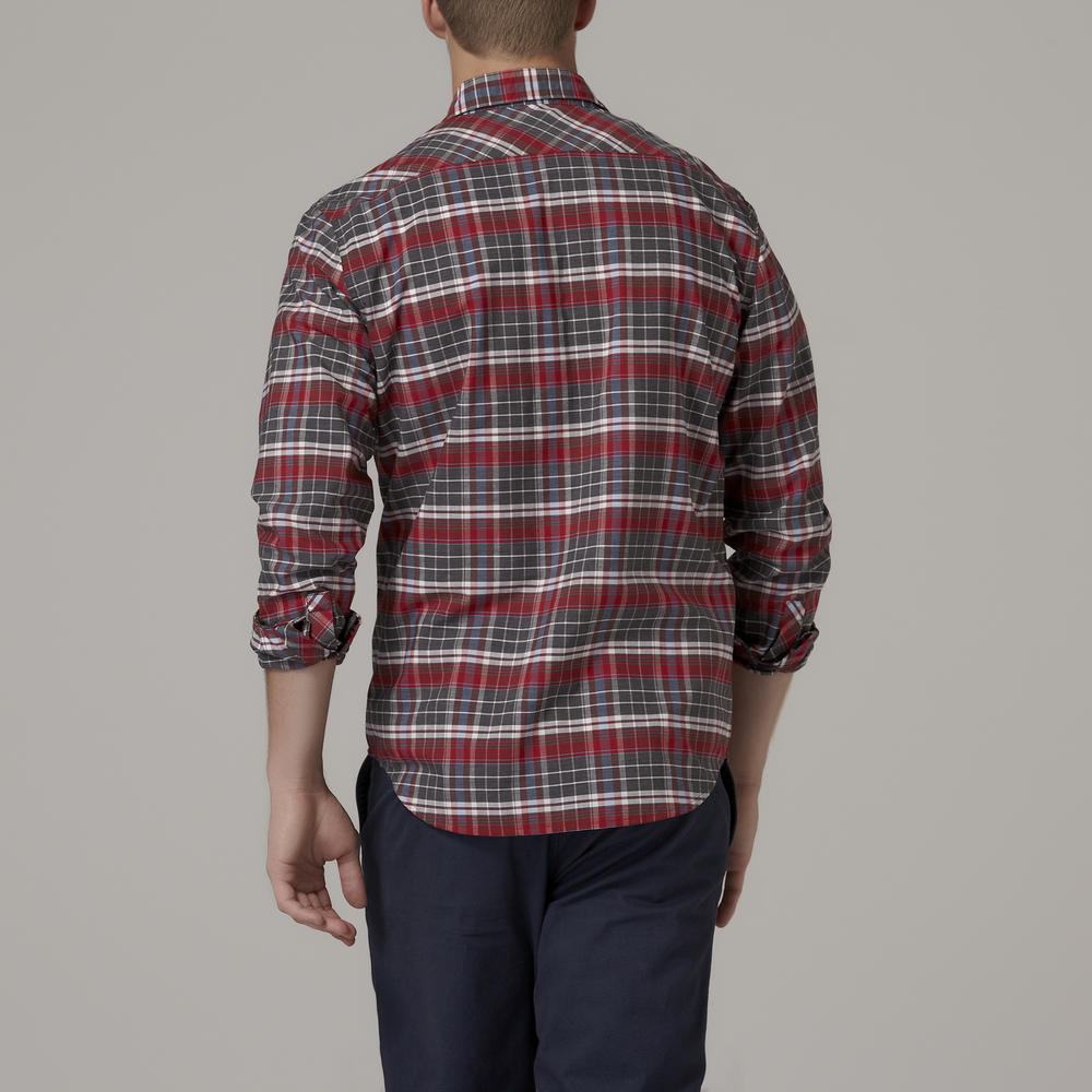 Adam Levine Men's Poplin Shirt - Plaid