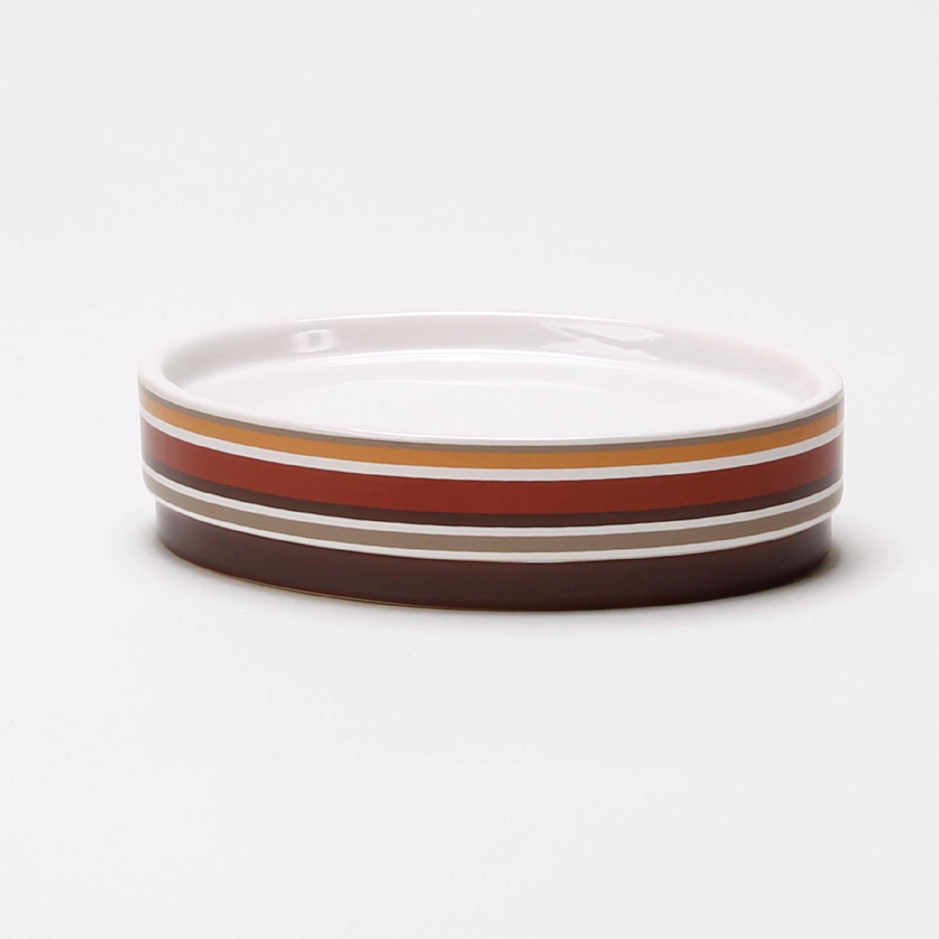 Cannon Eastside Stripe Red Soap Dish