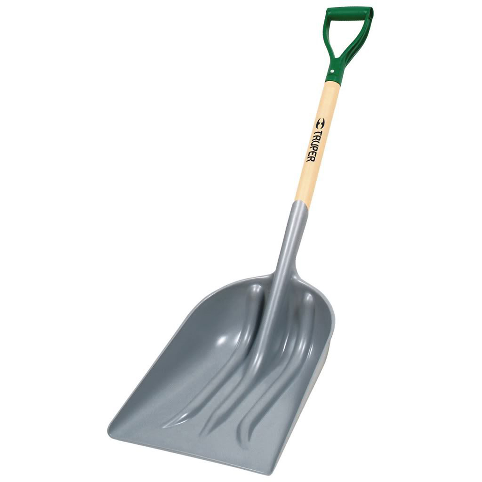 Truper TRP31349 Trutough 12-inch Poly Scoop with D-Shaped Handle