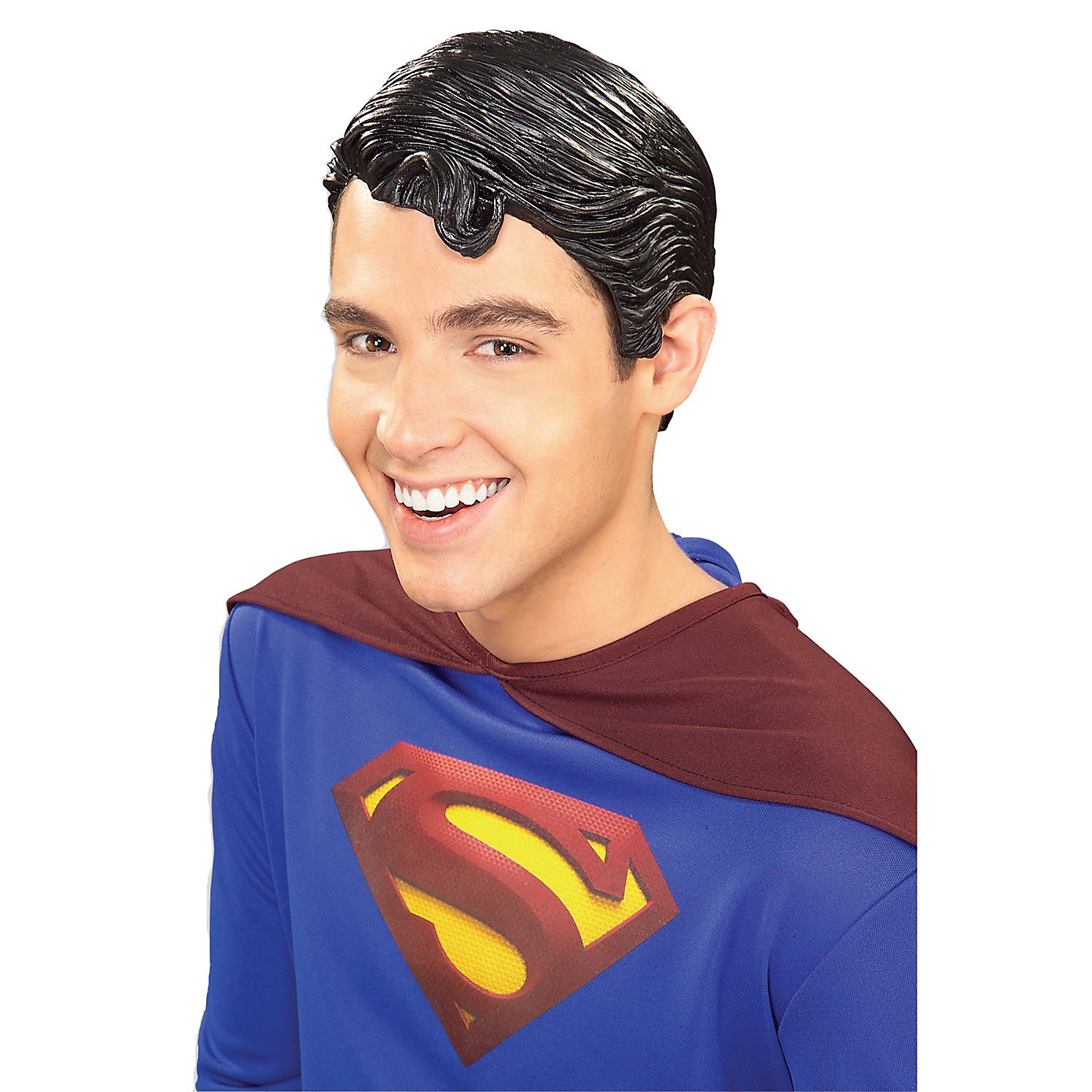 Adult Superman Vinyl Wig Costume Accessory