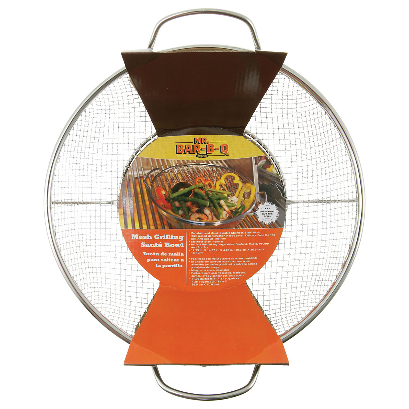 Mr. Bar-B-Q Stainless Steel Mesh Grilling and Sautee Bowl
