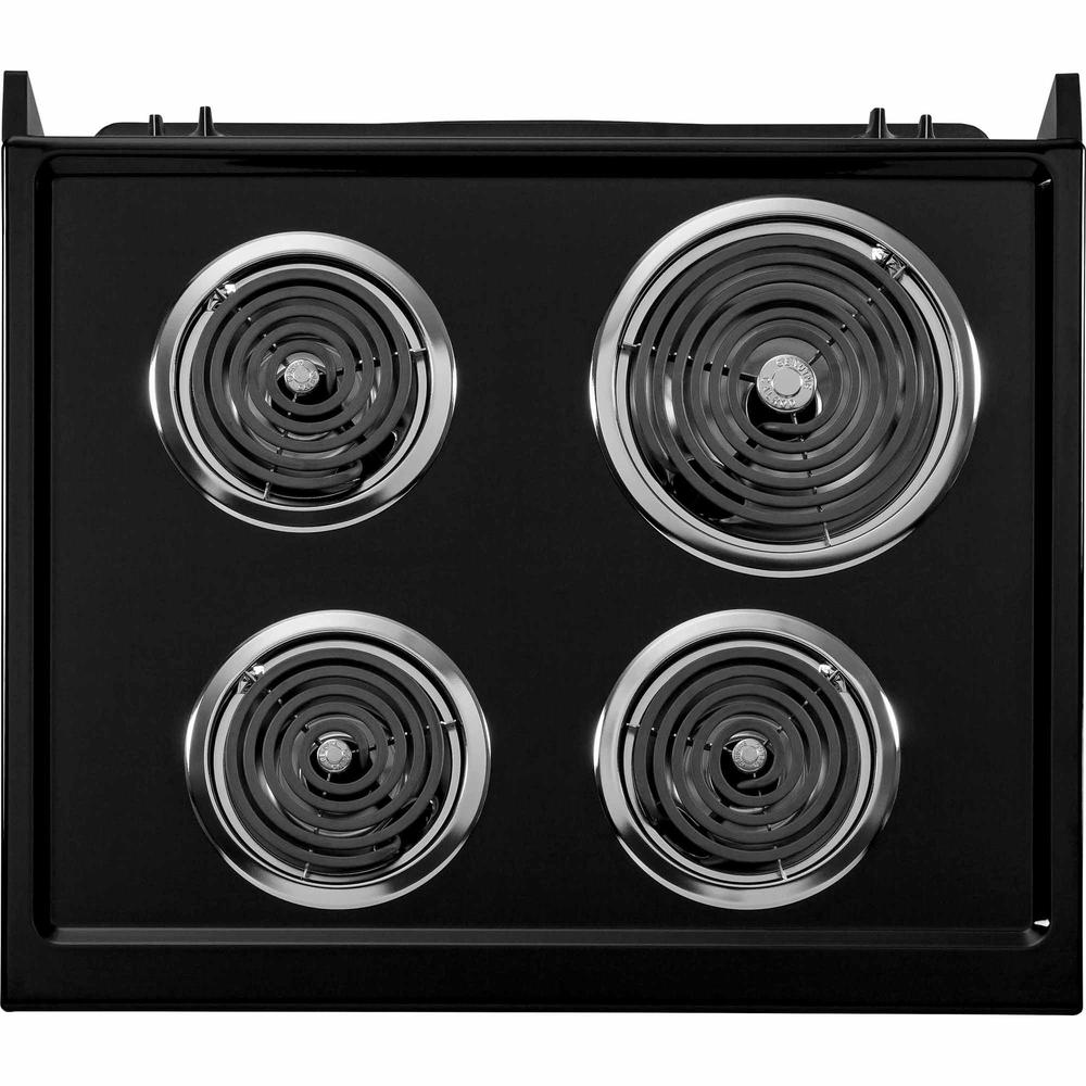 GE Appliances JM250DFBB 27" DropIn Electric Range Black