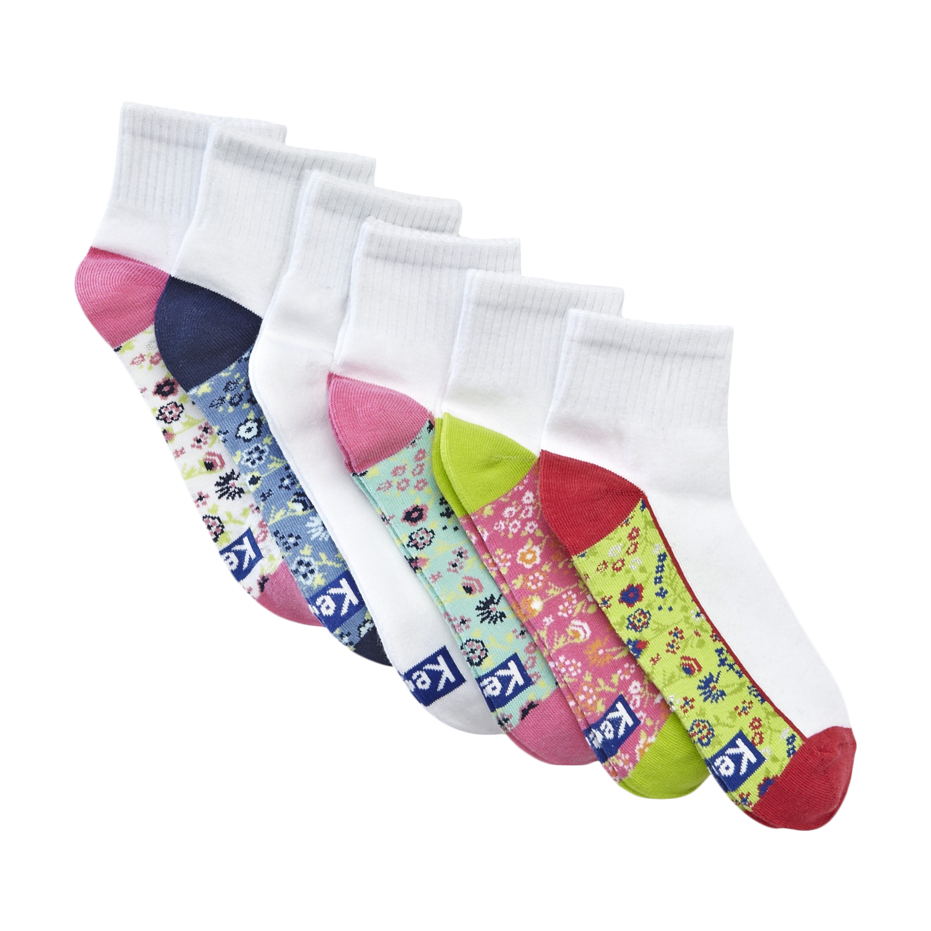 Keds Women's Quarter Sport Socks 6 Pairs