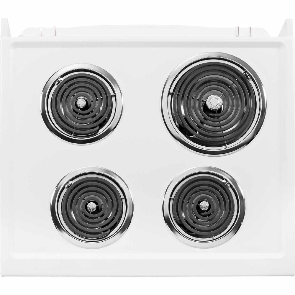 GE Appliances JM250DFWW 27" DropIn Electric Range White