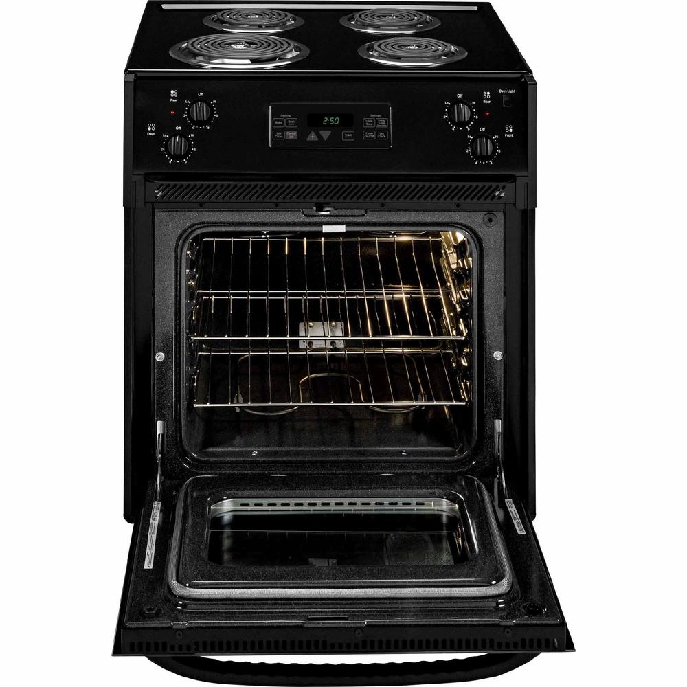 GE Appliances JM250DFBB 27" DropIn Electric Range Black