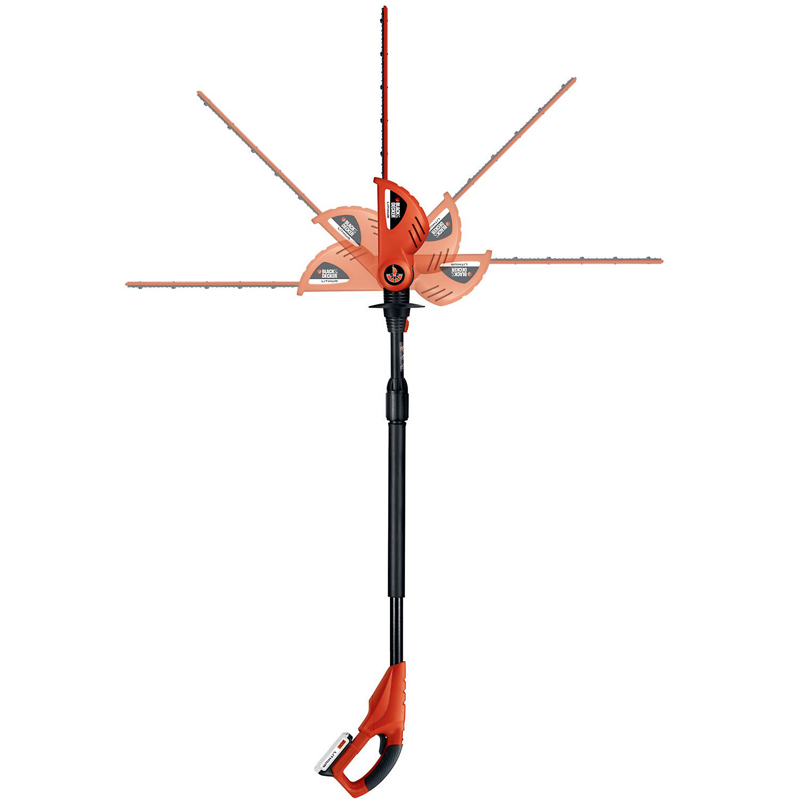 black and decker cordless pole hedge trimmer