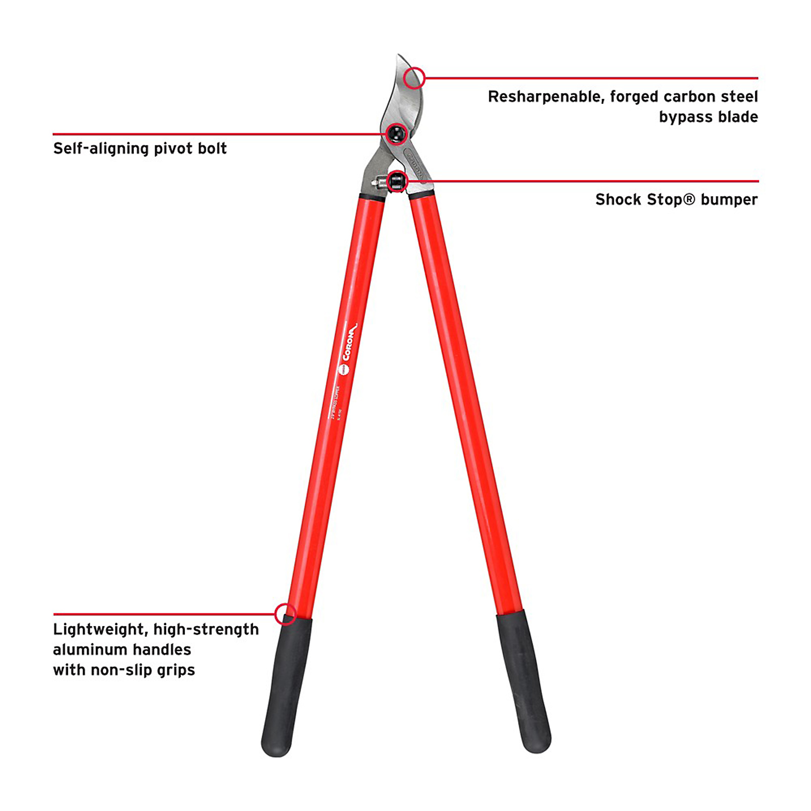 thumbnail image 2 of Corona High-Performance Orchard Bypass Lopper - 26 Inch (AL 8442 2 of 12