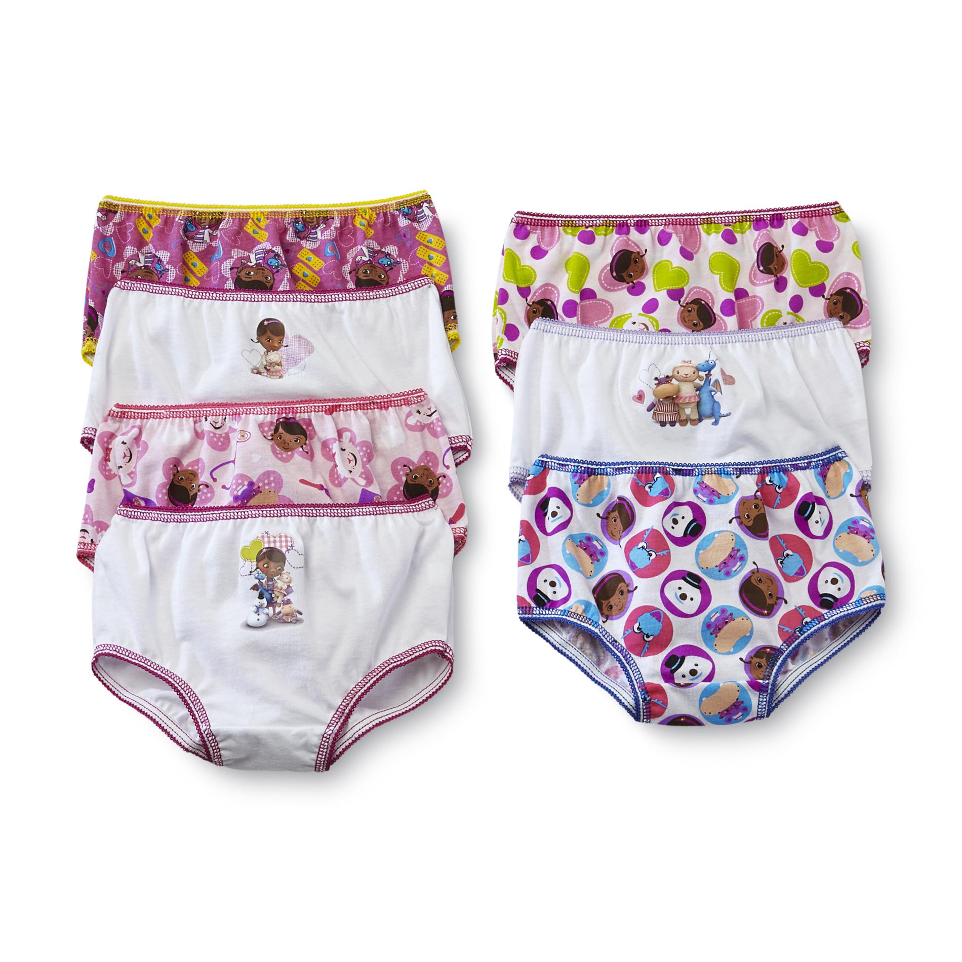Disney Toddler Girl's Panties - Doc McStuffins, Size: 2T, Multi-color Disney Toddler Girl's Panties - Doc McStuffins, Size: 2T, Multi-color