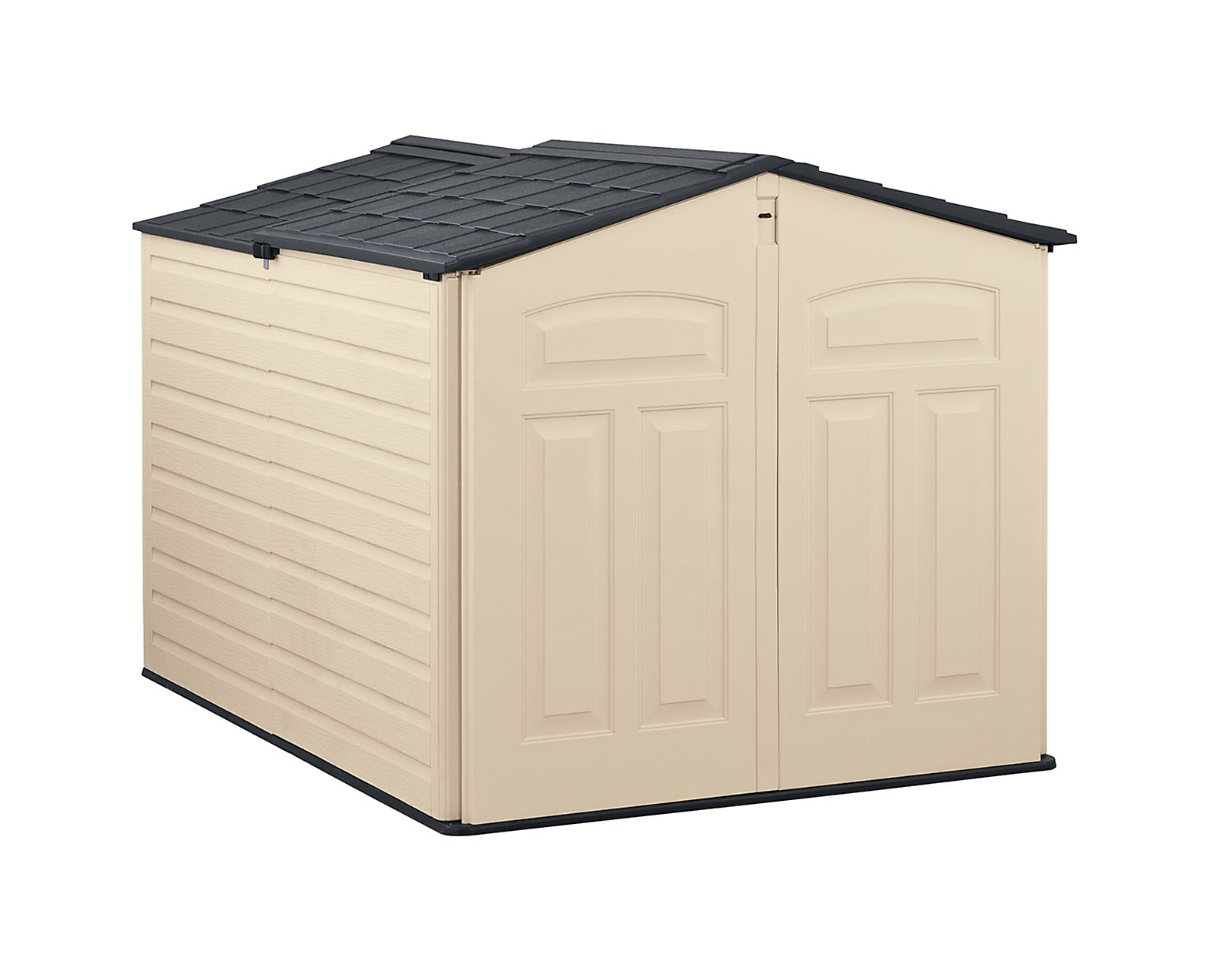rubbermaid 1800005 5' x 6' slide-lid storage shed