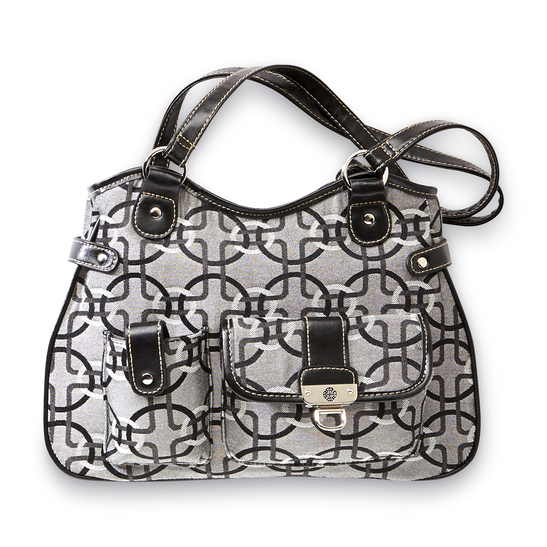 Treviso Women's Jacquard Satchel Handbag