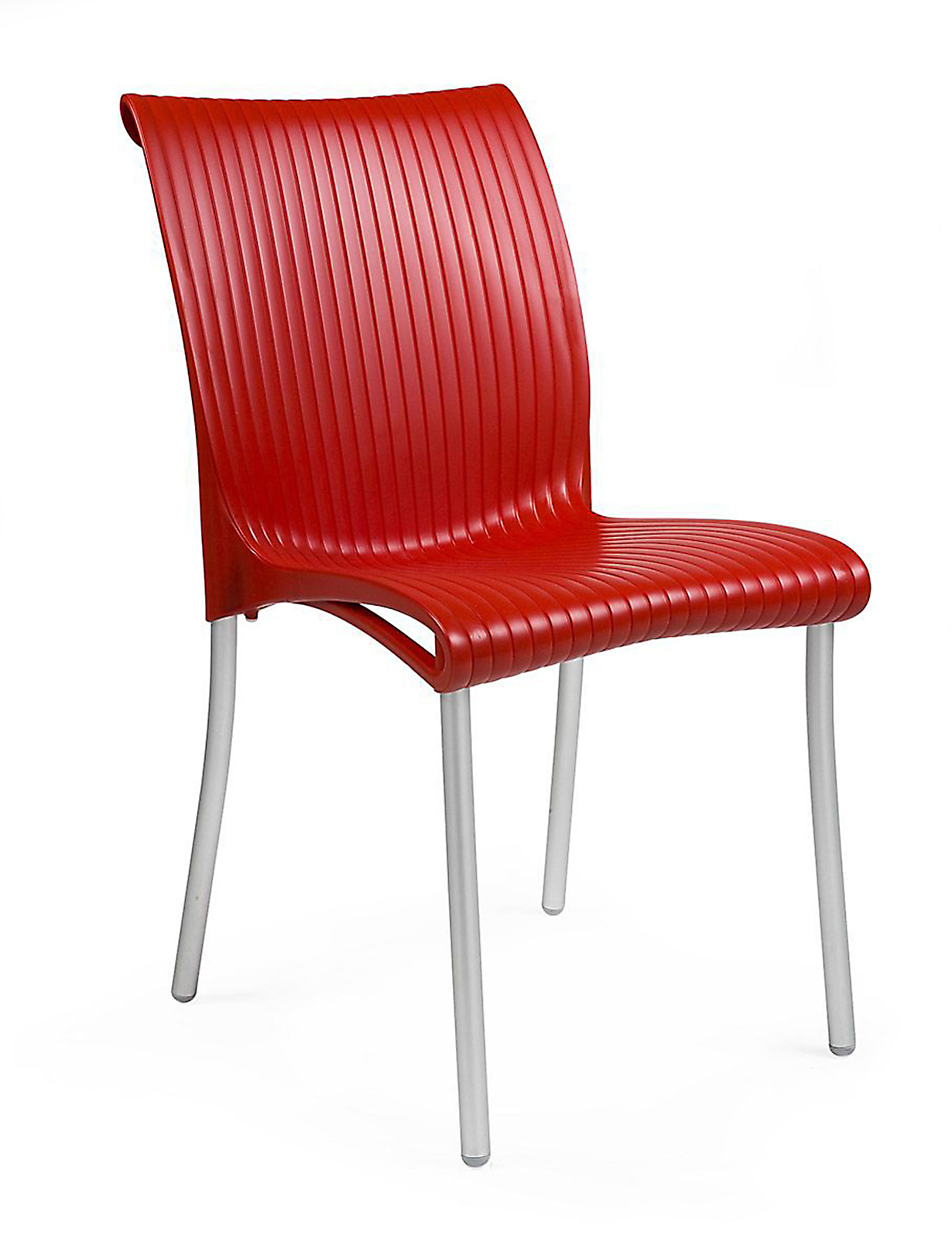 Nardi Regina Commercial Grade Chairs, Red, 4/pk