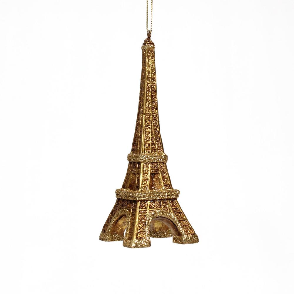 Donner & Blitzen Incorporated Eiffel Tower Christmas Ornament
