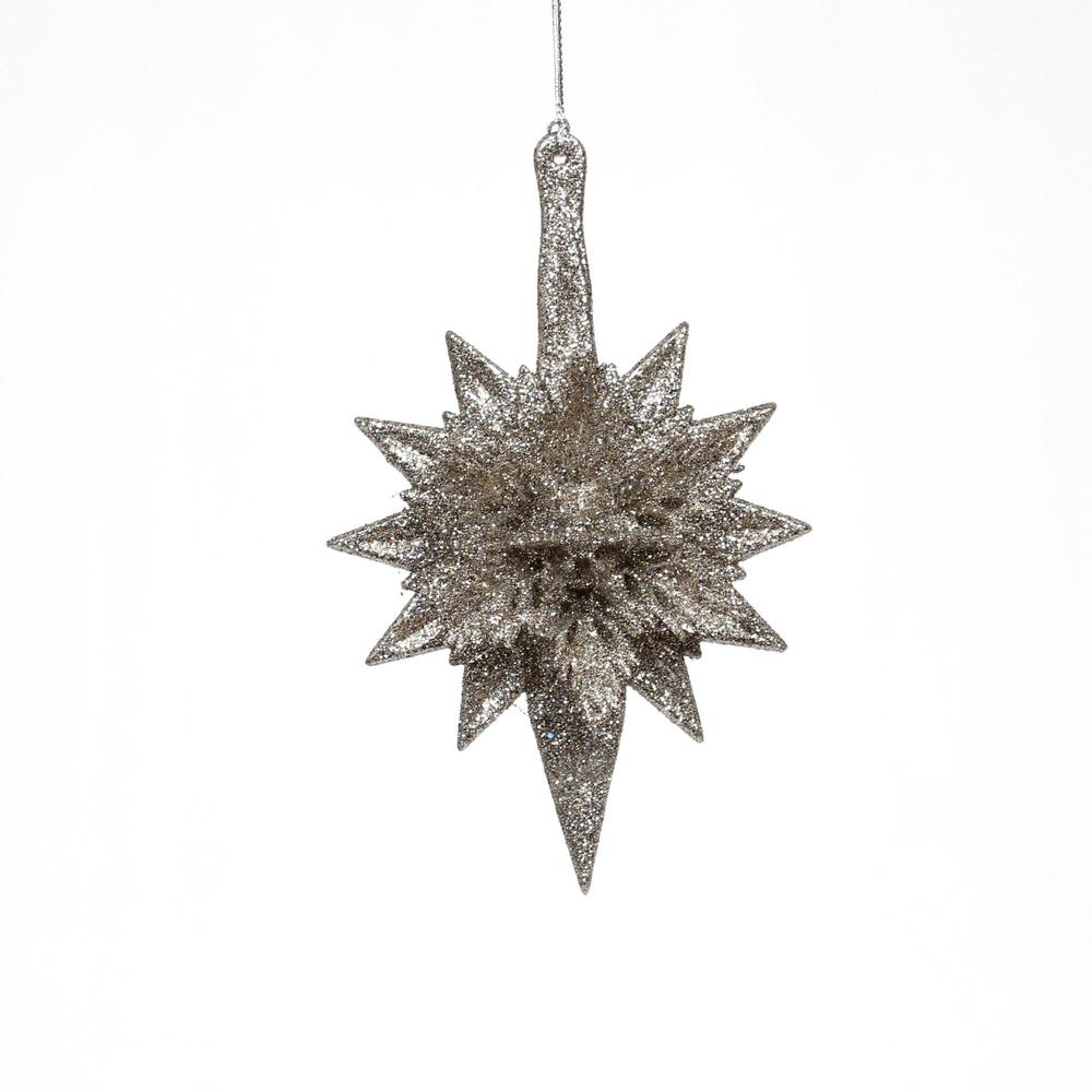 Donner & Blitzen Incorporated Vintage Silver Star Christmas Ornament