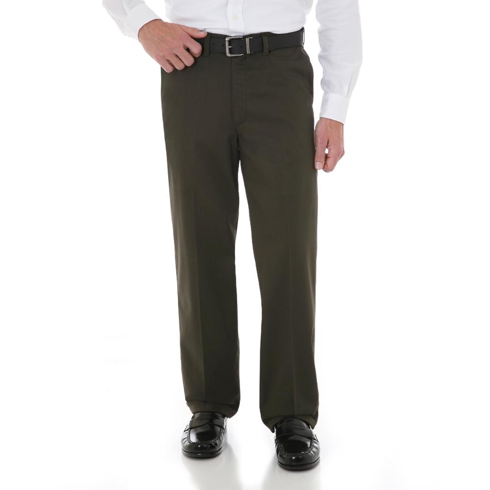 Timber Creek Men's Big & Tall Casual Fit Flat Front Pant