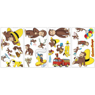 Roommates Curious George Peel Stick Wall Decals Home Home