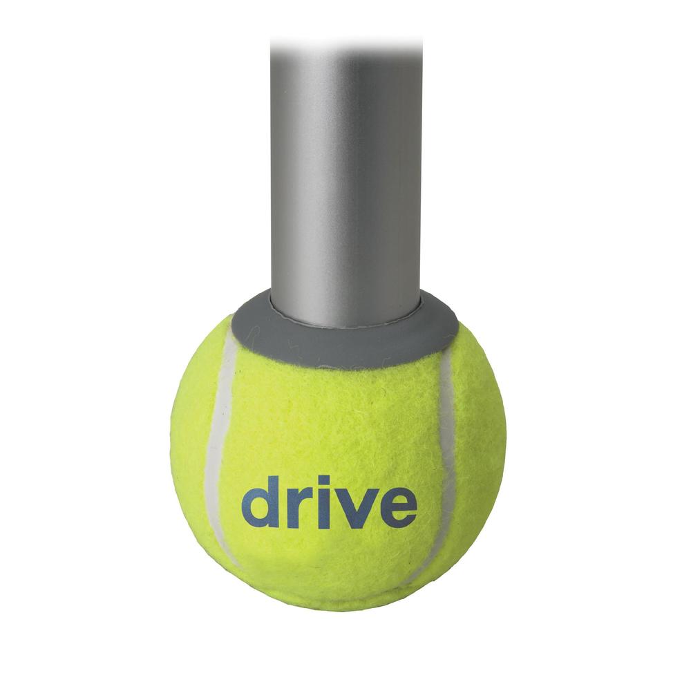 Drive Medical Walker Rear Tennis Ball Glides with Can