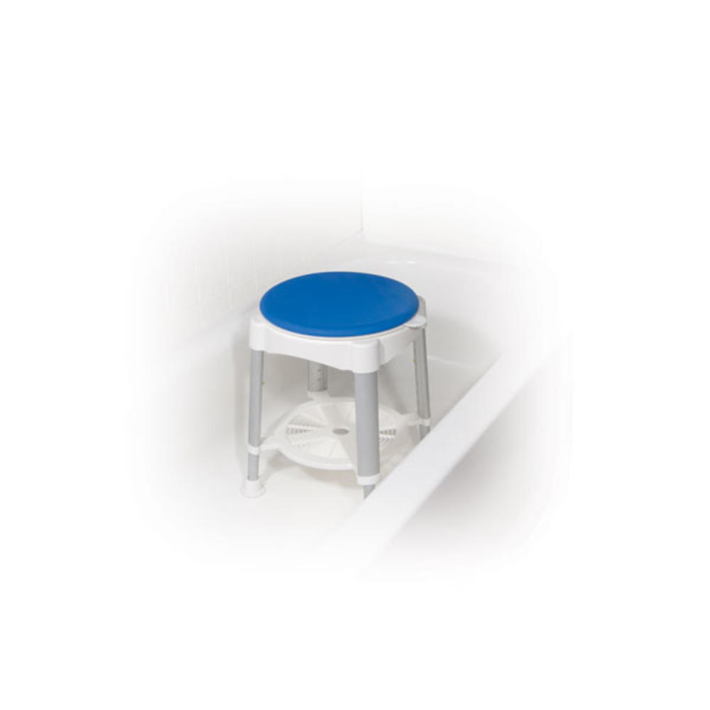 Drive Medical Bath Stool with Padded Rotating Seat