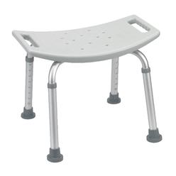 drive medical bath bench without back, gray