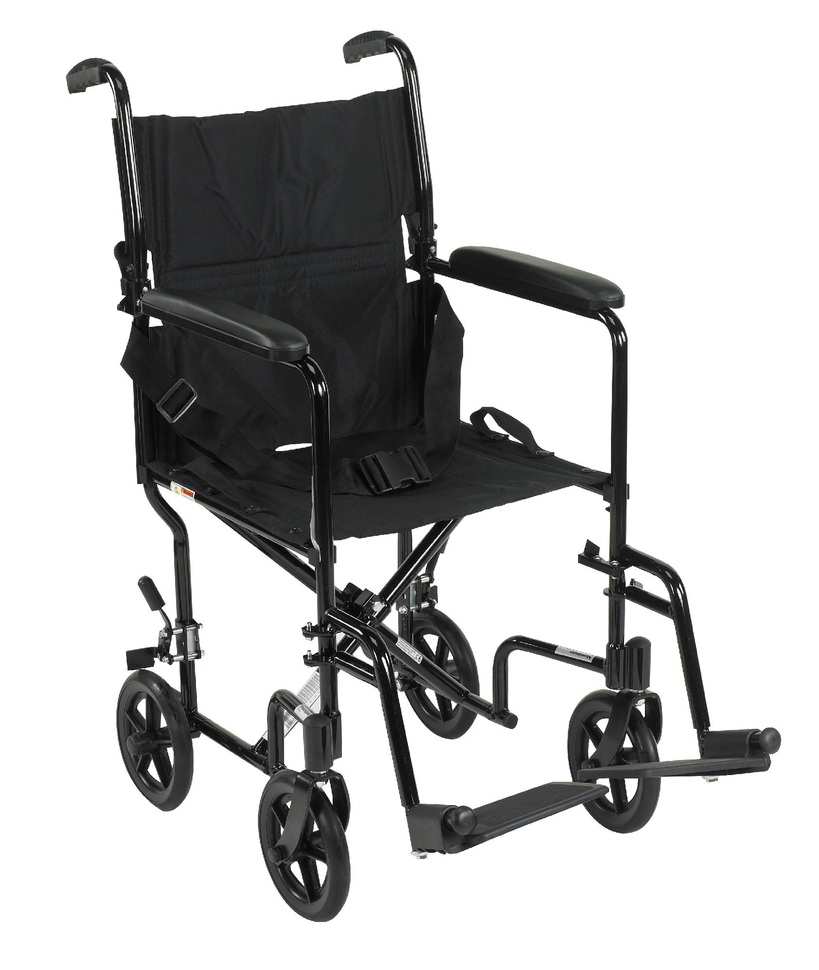 Drive Medical Lightweight 17" Transport Wheelchair