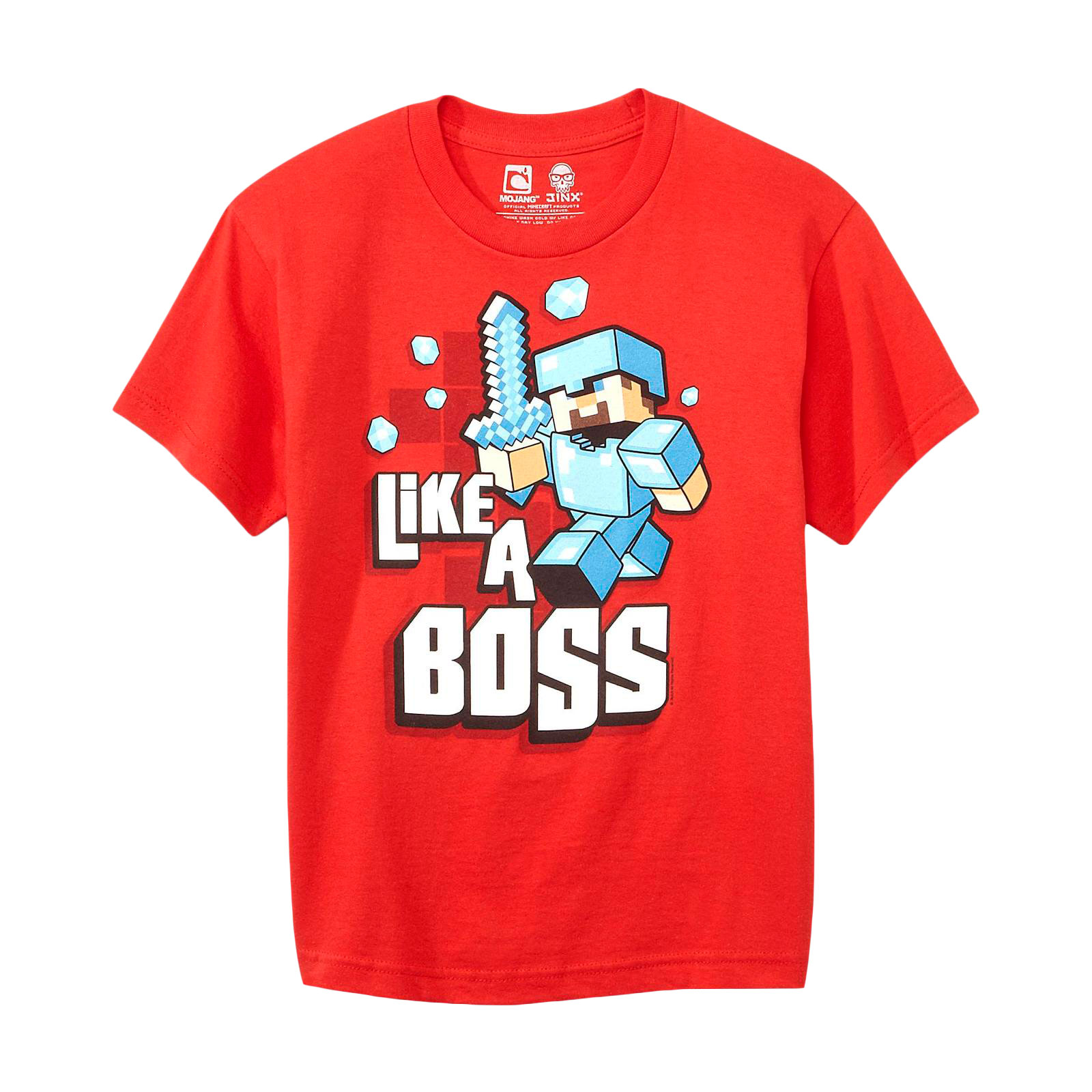 Minecraft Boy's T-Shirt - Like a Boss