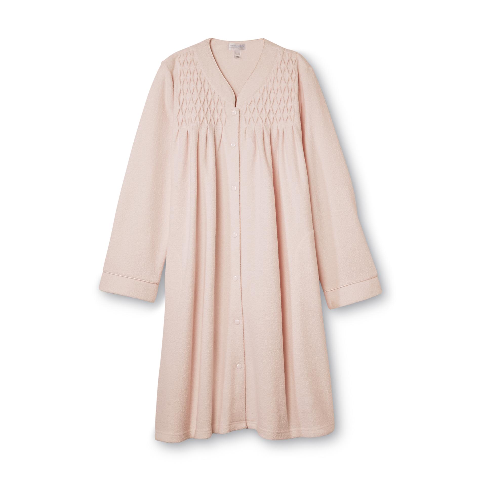 Heavenly Bodies by Miss Elaine Women's Snap Front Robe