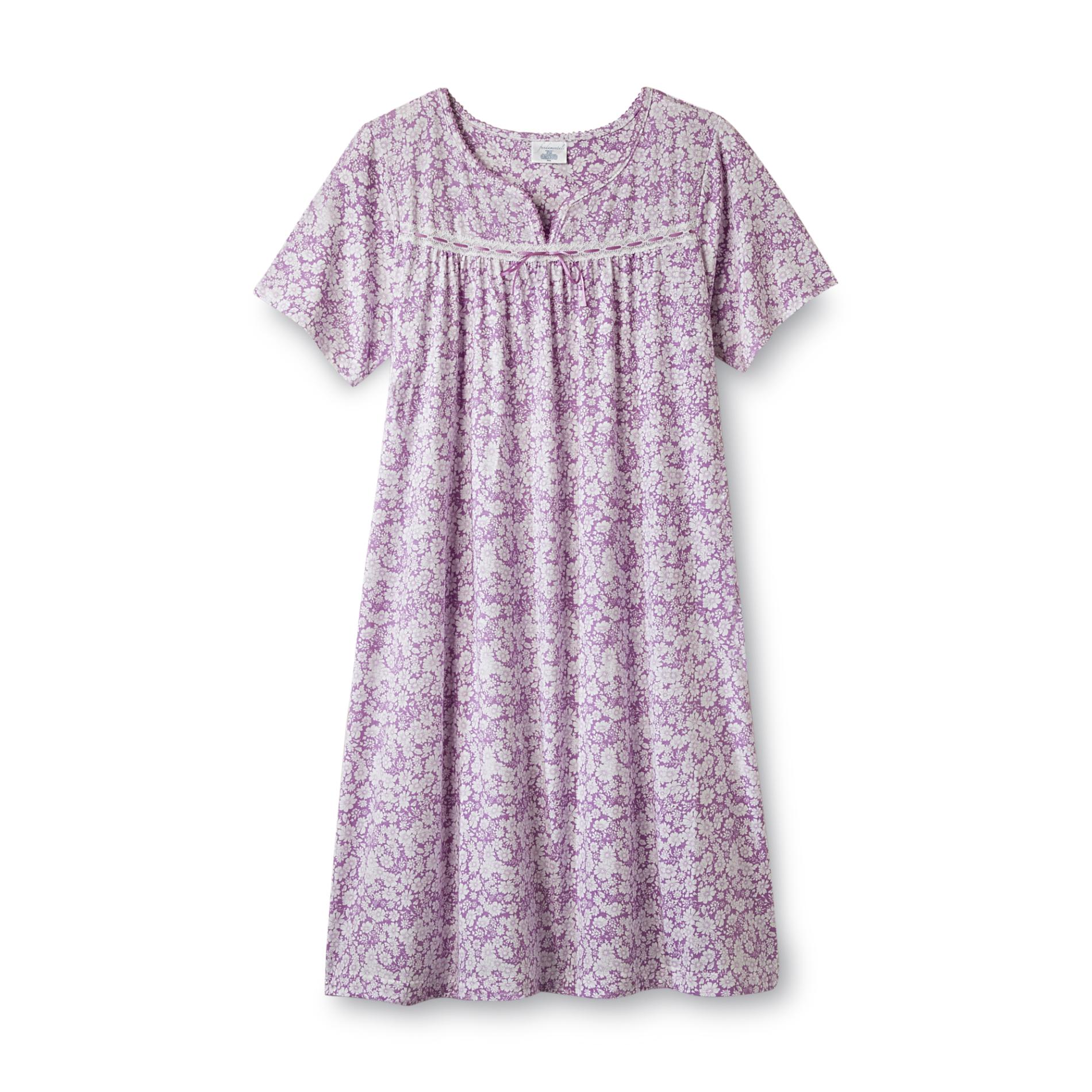 Fundamentals Women's Short-Sleeve Nightgown - Floral