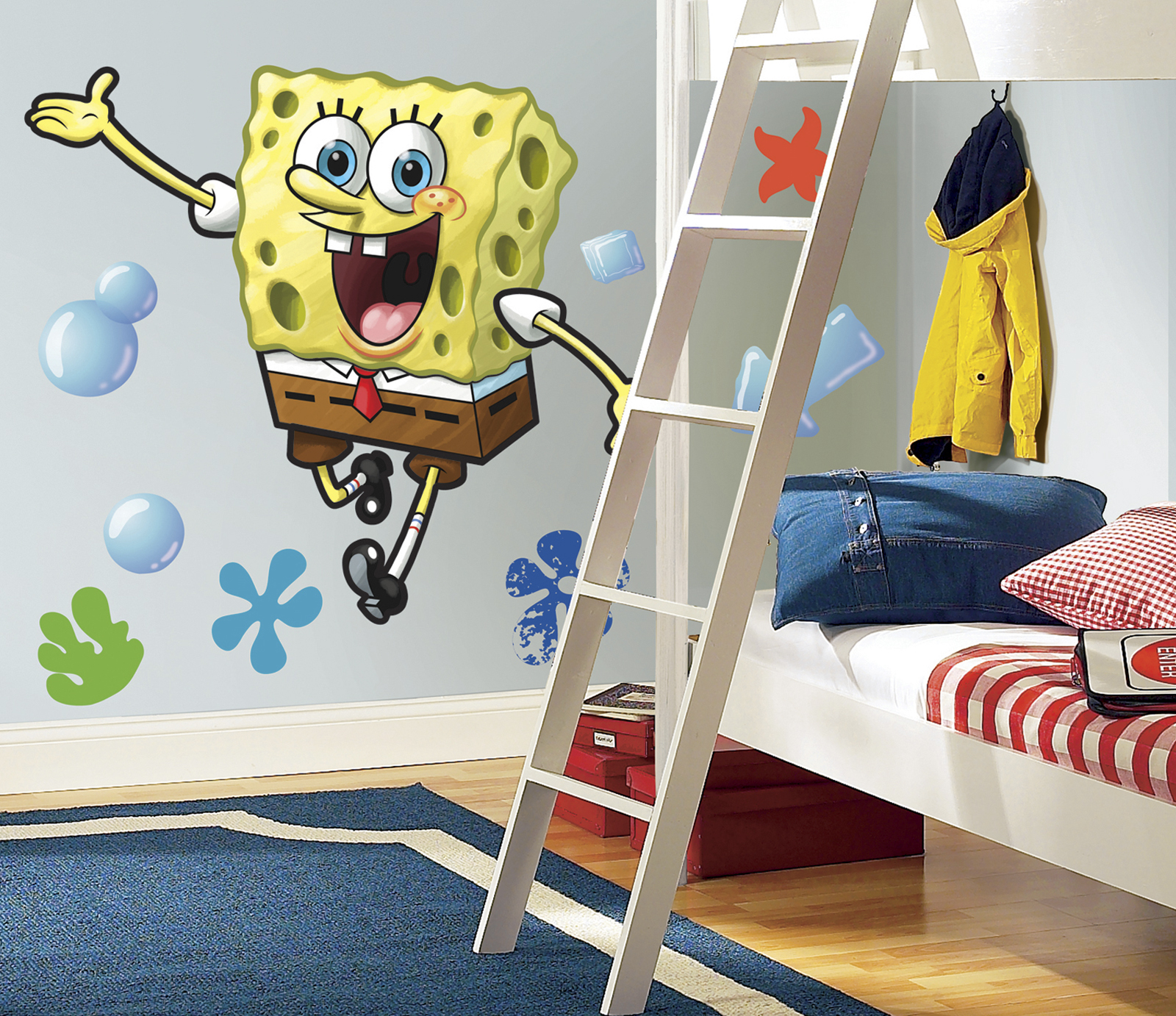 RoomMates Spongebob Squarepants Peel & Stick Giant Wall Decals   Home