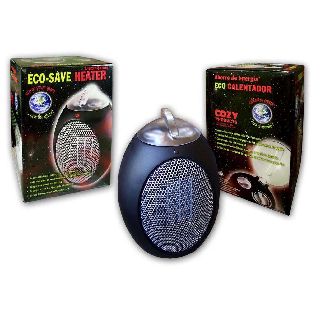 Cozy Products ESH Eco-Save Compact Space Heater- Black