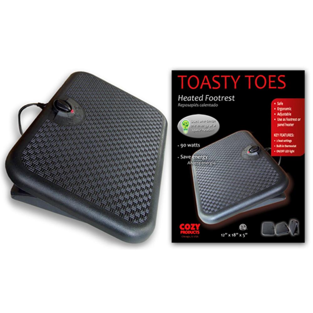 Cozy Products TT Toasty Toes Heated Footrest - Black