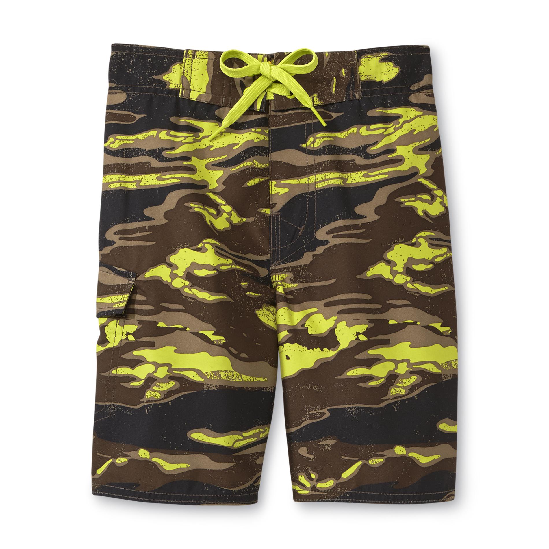 Joe Boxer Boy's Swim Trunks - Camouflage