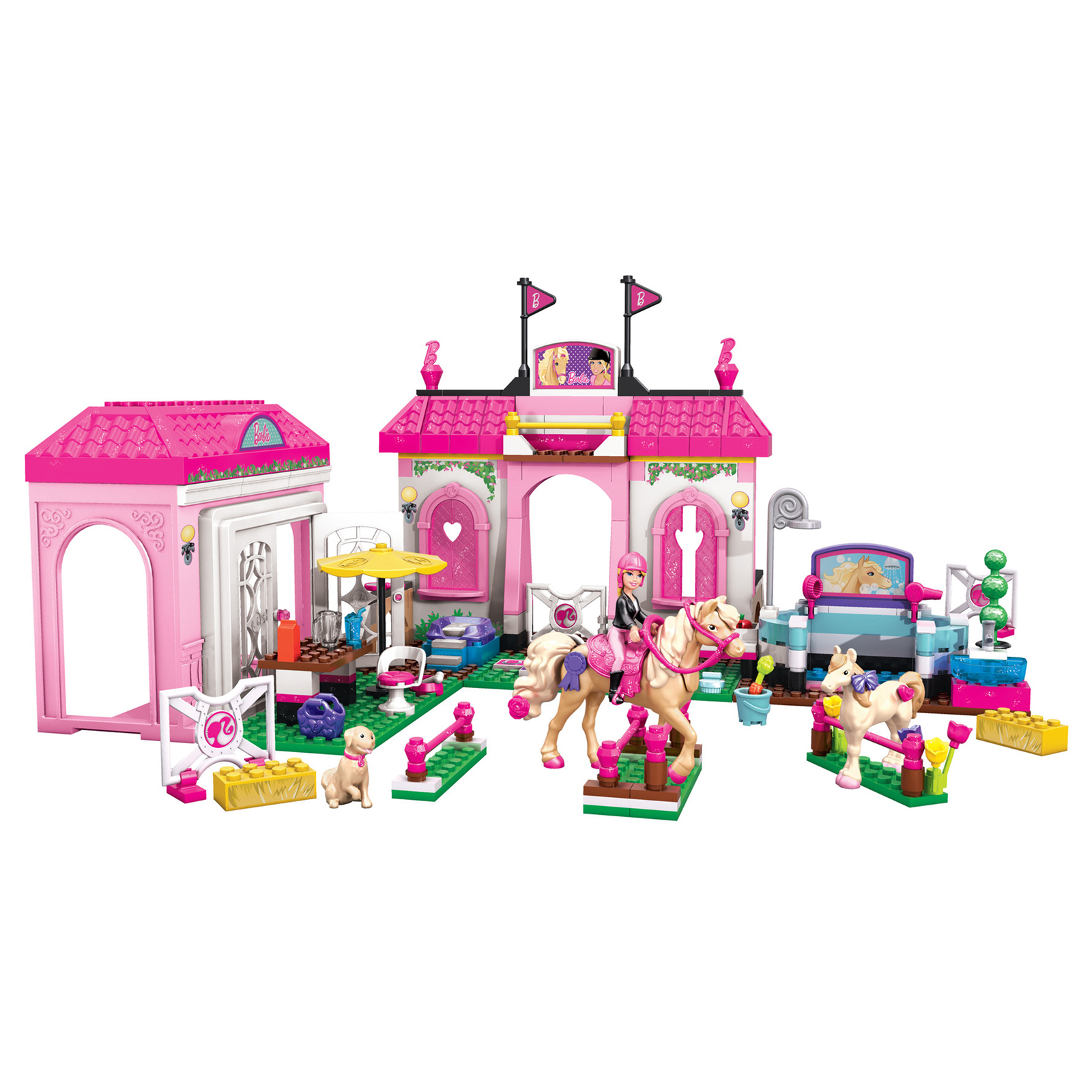 barbie horse and stable set