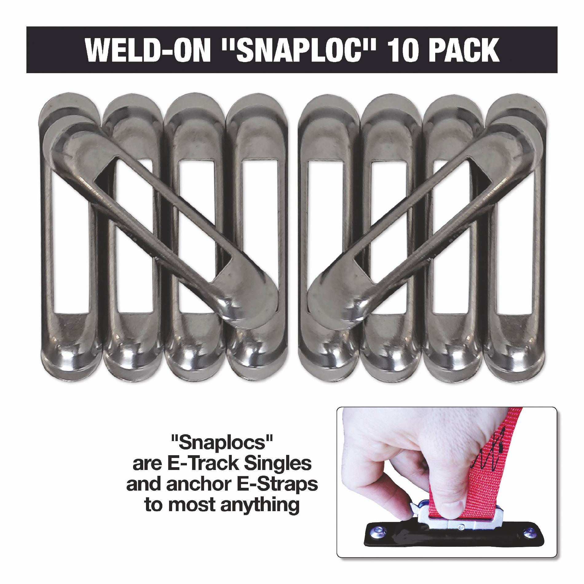 SnapLoc SNAPLOCS WELDON 10 PACK ETrack Single strap anchors Shop