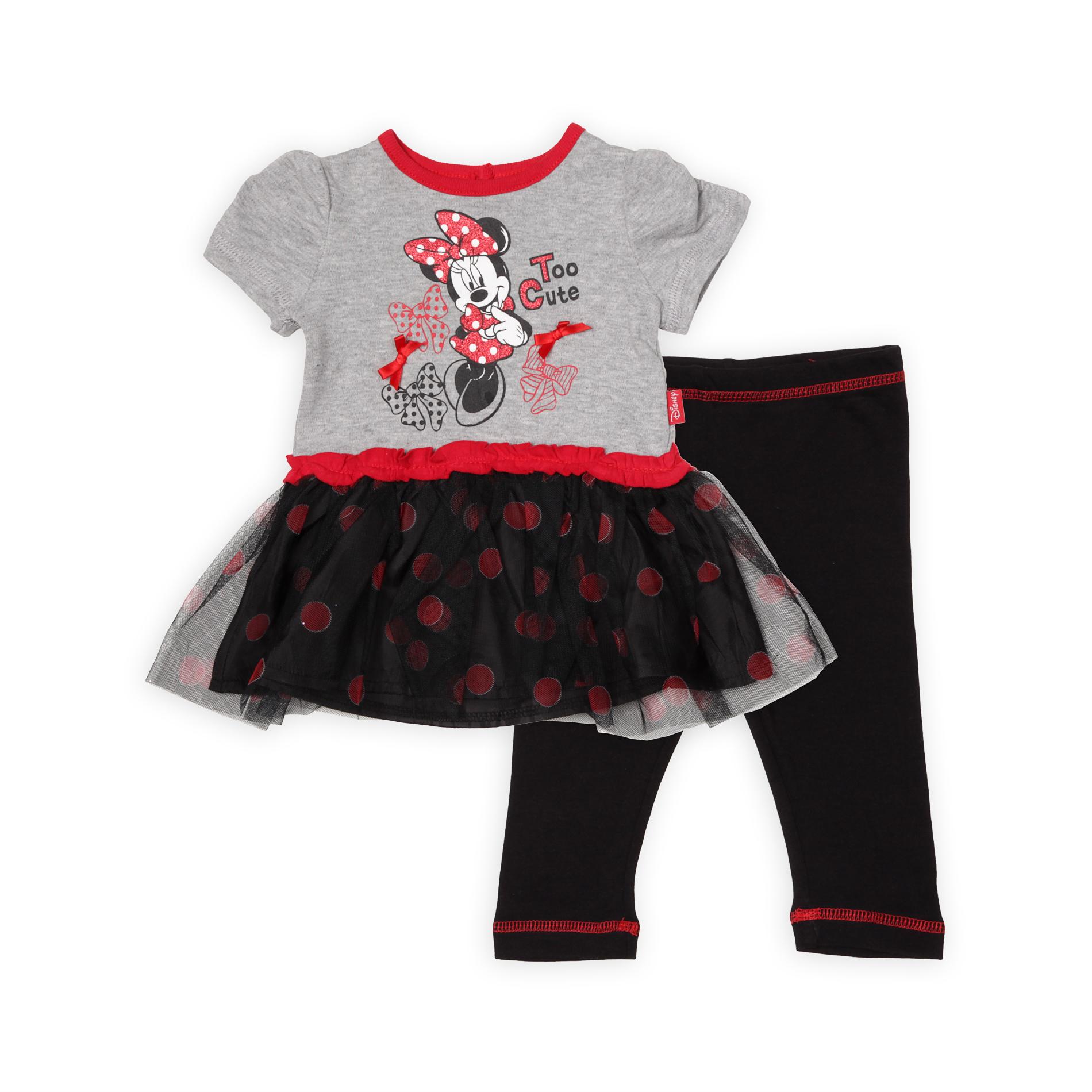 Disney Infant Girl's T-Shirt Dress & Leggings - Too Cute