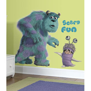 Roommates Monsters Inc Giant Sully Boo Peel Stick Wall Decals