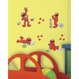 Roommates Sesame Street Elmo Centric Peel Stick Wall Decals