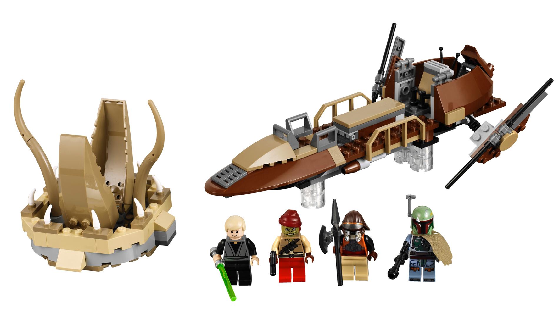 star wars lego desert skiff