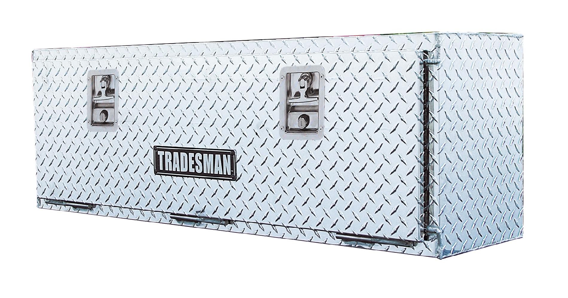 Tradesman  TALTM48 48 Inch Aluminum Top Mount Truck Tool Box, Silver