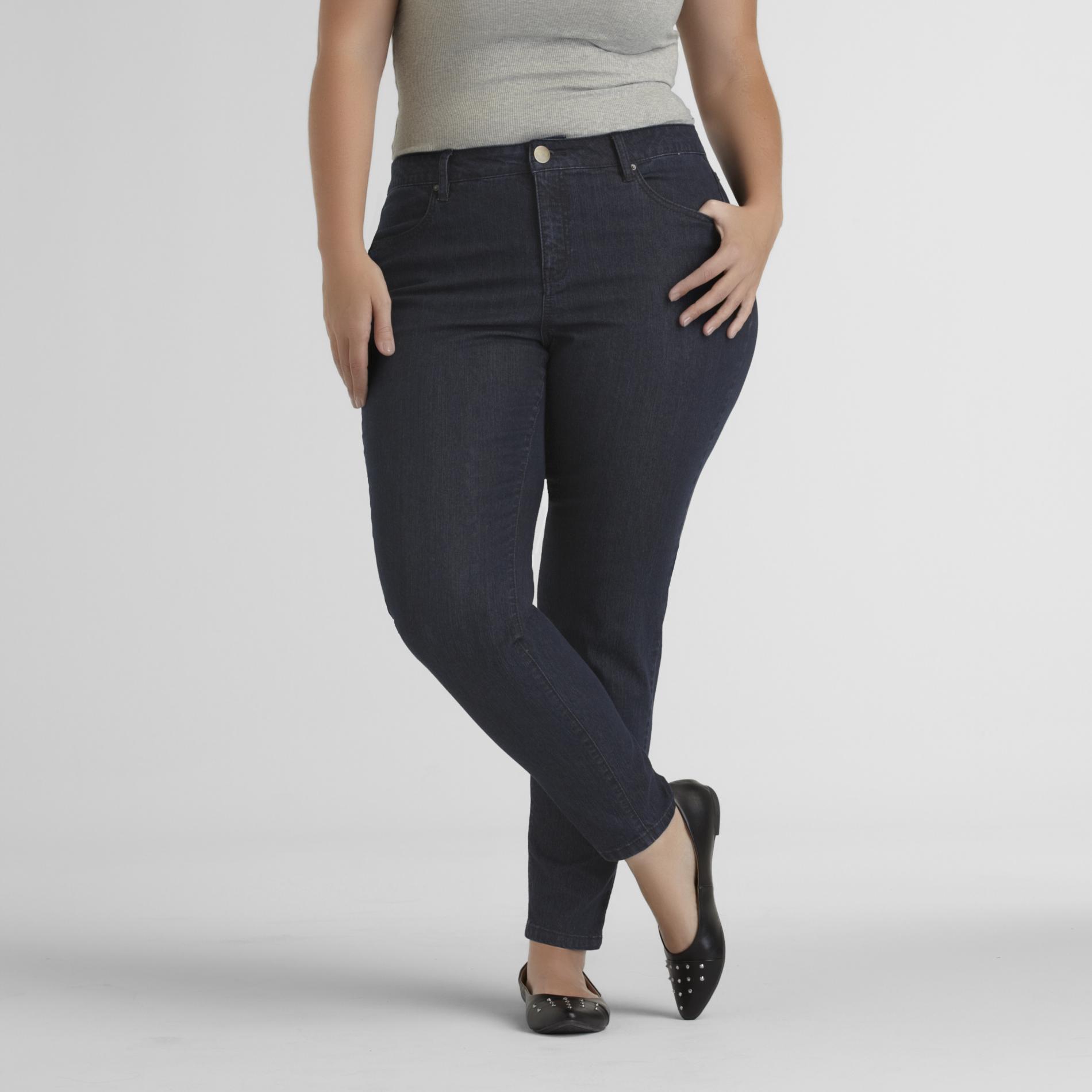 Love Your Style, Love Your Size Women's Plus Stretch Denim Jeggings - Curvy Fit