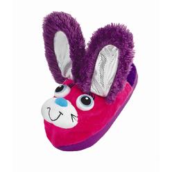 As Seen On TV Stompeez Bunny Slippers With Personality! Purple / Pink, Large Size 2.5-6