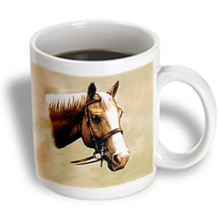3dRose - Horse - Palomino Horse - 15 oz mug, White 3dRose - Horse - Palomino Horse - 15 oz mug, White