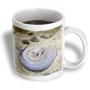 3dRose - Edmond Hogge Jr Reptiles - Rattlesnake - 15 oz mug, White 3dRose - Edmond Hogge Jr Reptiles - Rattlesnake - 15 oz mug, White