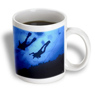 3dRose - Kike Calvo Underwater Life - scuba diving in the great reef barrier in Queensland Australia - 11 oz mug, White 3dRose - Kike Calvo Underwater Life - scuba diving in the great reef barrier in Queensland Australia - 11 oz mug, White