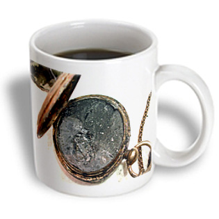3dRose - Florene Vintage - Closeup Photo Of Civil War Commanders Watch - 15 oz mug, White 3dRose - Florene Vintage - Closeup Photo Of Civil War Commanders Watch - 15 oz mug, White