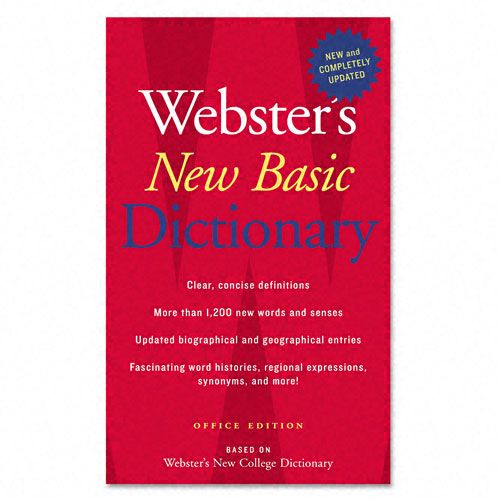 Houghton Mifflin HOU1019935 Webster's&#174; New Basic Dictionary
