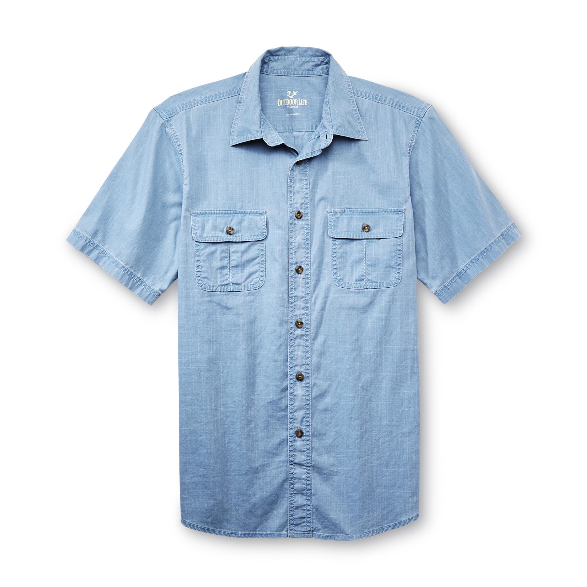 Outdoor Life&reg; Men's Short-Sleeve Dress Shirt - Cotton Twill
