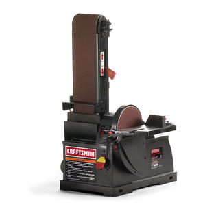 Craftsman 1 3 Hp Bench Top 4 X 36 Belt 6 Disc Sander 21514