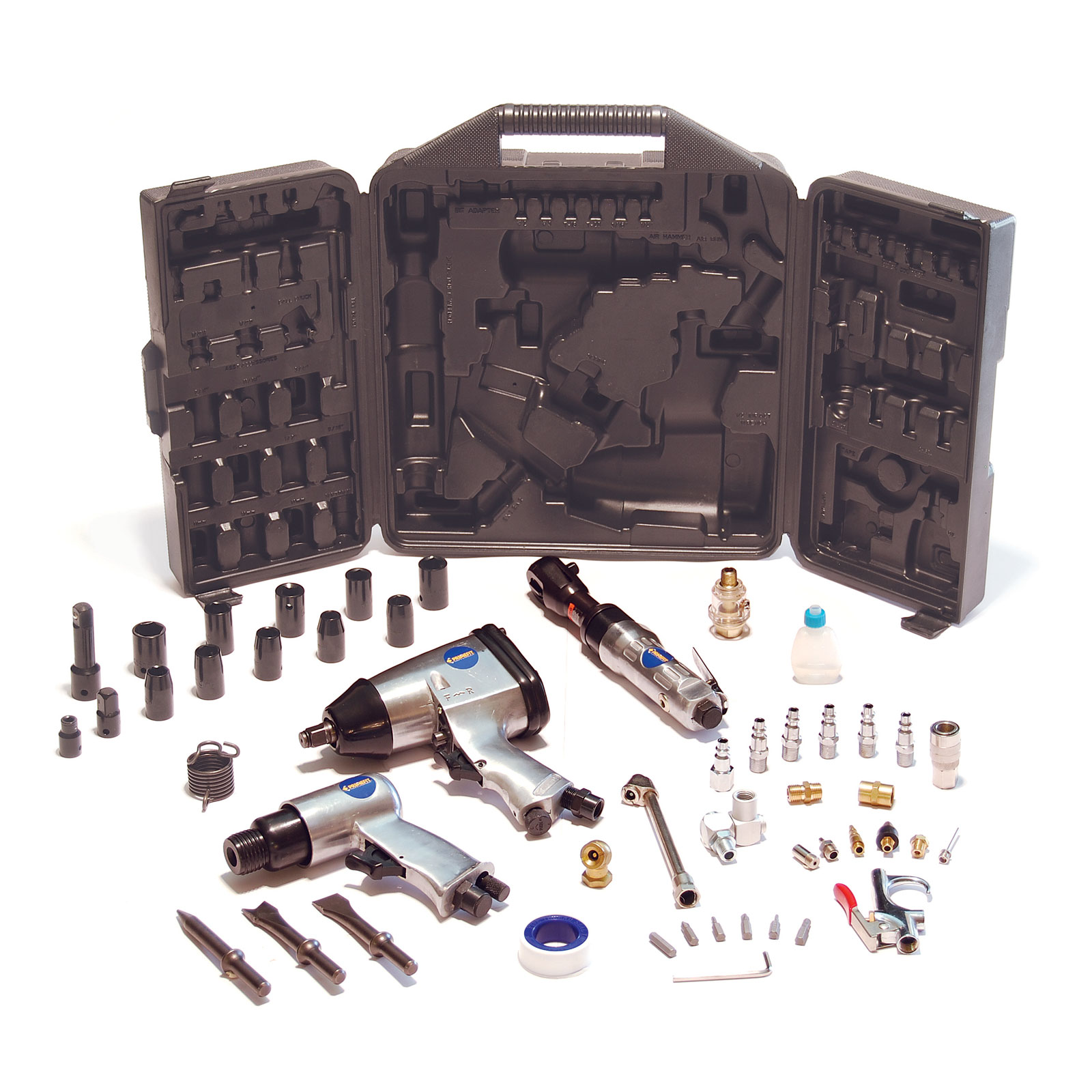 Prime Fit ATK1000 50-Piece Air Tool Kit with Black Storage Case